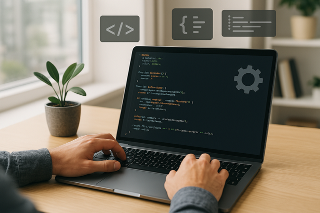 Ilustración de Desarrollo de software